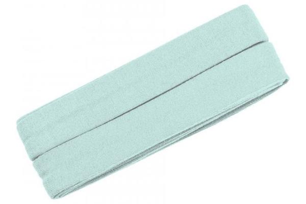 Oaki Doki Jersey Schrägband gefalzt 3m Coupon Hellblau